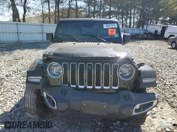 2021 Jeep Wrangler Unlimited Sahara z VIN 1C4HJXEN0MW521302, wystawiony jako Copart lot #49397615 z przebiegiem 24 539 mil mil oraz Szkoda całkowita • Salvage title. Historia ofert i sprzedaży dostępna na DreamBid. Obrazek 5.