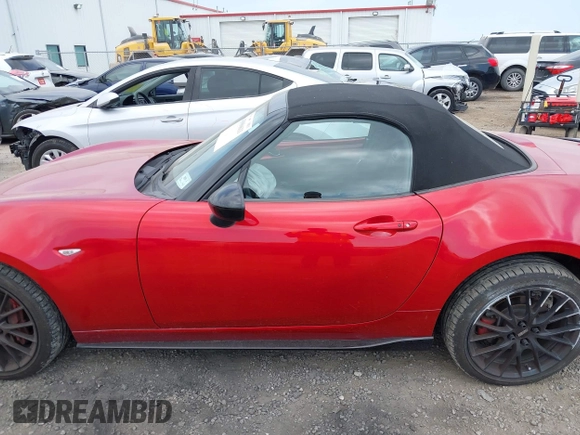 2017 Mazda MX-5 Miata Club with VIN JM1NDAC73H0121187, listed as a IAAI auction lot 41990611 with 19,158 mi miles and . Bid and sale history available at DreamBid. Image 15.