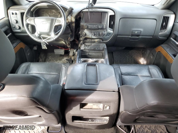 2014 Chevrolet Silverado 1500 LTZ with VIN 3GCUKSEC0EG453855, listed as a Copart auction lot 46434885 with 0 mi miles and Salvage Title. Bid and sale history available at carsss.com. Image 8.