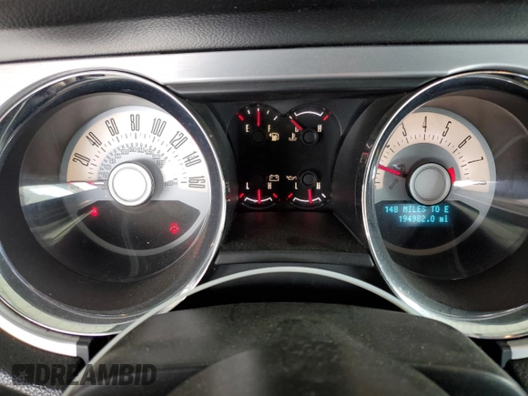 2011 Ford Mustang V6 with VIN 1ZVBP8EMXB5120101, listed as a Copart auction lot 66022645 with 194,982 mi miles and Clean title. Bid and sale history available at DreamBid. Image 9.