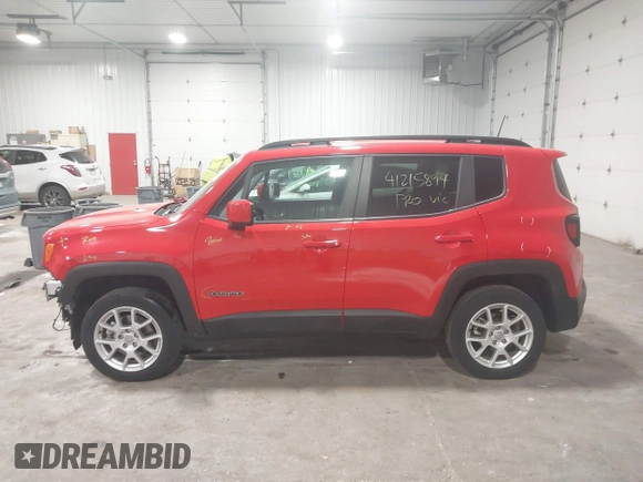 2021 Jeep Renegade Latitude with VIN ZACNJDBB7MPM76476, listed as a IAAI auction lot 41215894 with 48,162 mi miles. Bid and sale history available at carsss.com. Image 15.