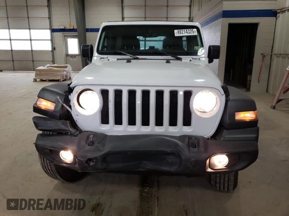 2023 Jeep Wrangler Willys with VIN 1C4HJXDNXPW618044, listed as a Copart auction lot 49214325 with 15,344 mi miles and Salvage title. Bid and sale history available at DreamBid. Image 5.