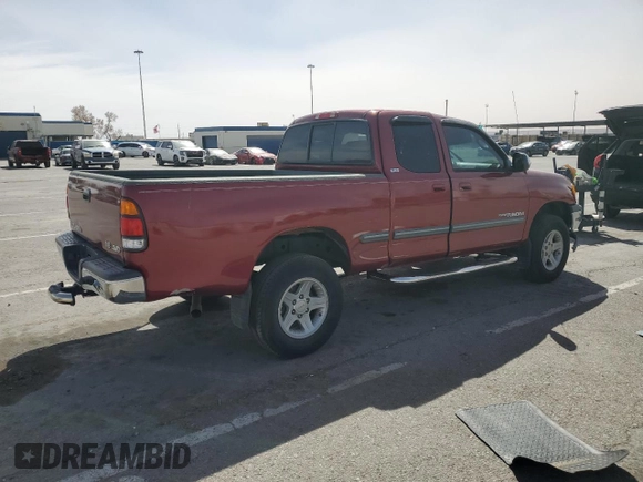 2000 Toyota Tundra SR5 with VIN 5TBBT4414YS030047, listed as a Copart auction lot 49096455 with Not Provided miles and Salvage Title. Bid and sale history available at DreamBid. Image 3.