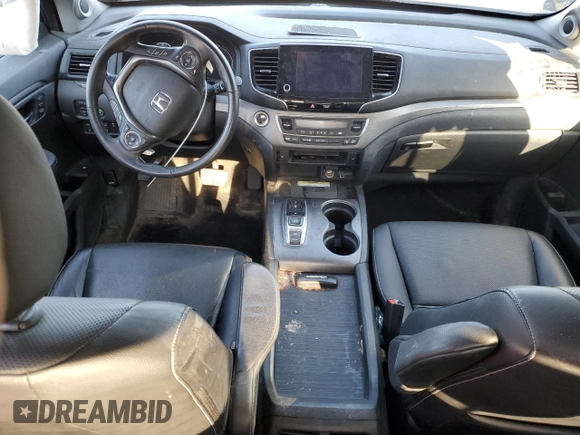 2022 Honda Ridgeline RTL-E with VIN 5FPYK3F78NB015932, listed as a Copart auction lot 53505315 with 40,009 mi miles and Salvage title. Bid and sale history available at DreamBid. Image 8.