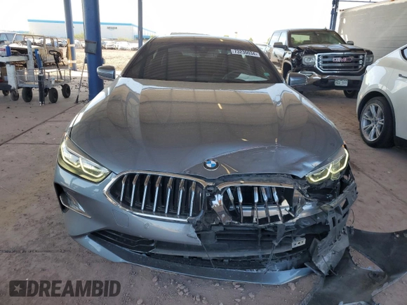 2020 BMW 8 Series 840i with VIN WBAGV2C09LCD92695, listed as a Copart auction lot 73230034 with 42,440 mi miles and Salvage title. Bid and sale history available at DreamBid. Image 5.