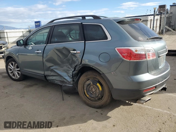 2012 Mazda CX-9 Grand Touring with VIN JM3TB3DV7C0356374, listed as a Copart auction lot 43962075 with 164,852 mi miles and Salvage Title. Bid and sale history available at carsss.com. Image 2.