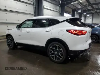 2023 Chevrolet Blazer Premier with VIN 3GNKBLRS5PS185195, listed as a Copart auction lot 80850814 with 29,230 mi miles and Salvage title. Bid and sale history available at DreamBid. Image 2.