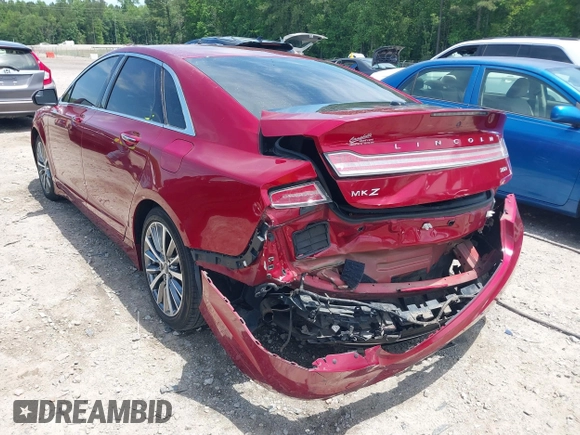2017 Lincoln MKZ Select z VIN 3LN6L5C92HR624169, wystawiony jako IAAI lot #42242255 z przebiegiem 133 442 mil mil oraz . Historia ofert i sprzedaży dostępna na DreamBid. Obrazek 3.