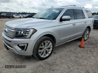 2018 Ford Expedition Platinum with VIN 1FMJU1LT9JEA59942, listed as a Copart auction lot 71018514 with 116,110 mi miles and Salvage Title. Bid and sale history available at carsss.com. Image 1.
