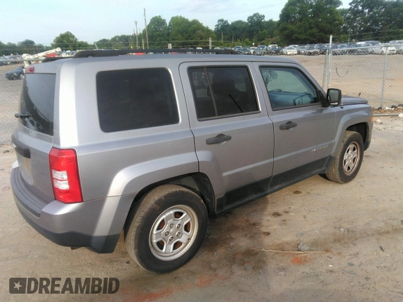 2014 Jeep Patriot Sport with VIN 1C4NJPBB4ED853771, listed as a IAAI auction lot 42494025 with 138,099 mi miles and . Bid and sale history available at DreamBid. Image 4.