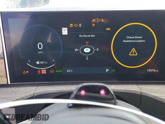 2024 Hyundai Santa Fe Calligraphy with VIN 5NMP5DG14RH001588, listed as a Copart auction lot 51533755 with 13,076 mi miles and Salvage title. Bid and sale history available at DreamBid. Image 9.