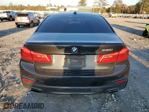 2017 BMW 5 Series 540i with VIN WBAJE5C33HG914381, listed as a Copart auction lot 82557424 with 193,882 mi miles and Salvage Title. Bid and sale history available at carsss.com. Image 6.