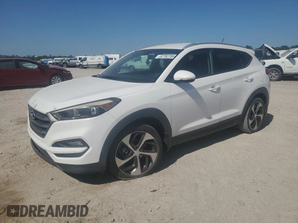 2016 Hyundai Tucson Limited z VIN KM8J33A28GU065481, wystawiony jako Copart lot #52792755 z przebiegiem 148 500 mil mil oraz Czysty tytuł • Clean title. Historia ofert i sprzedaży dostępna na DreamBid. Obrazek 1.