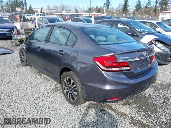 2015 Honda Civic EX z VIN 2HGFB2F88FH532762, wystawiony jako IAAI lot #41833653 z przebiegiem 99 187 mil mil oraz . Historia ofert i sprzedaży dostępna na DreamBid. Obrazek 3.