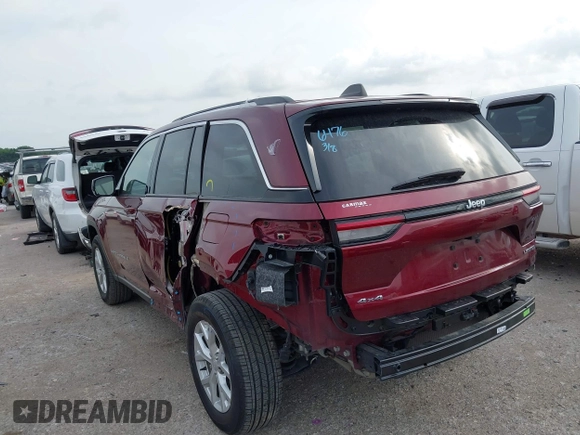 2023 Jeep Grand Cherokee Limited with VIN 1C4RJHBGXPC614527, listed as a IAAI auction lot 42121821 with 35,874 mi miles and . Bid and sale history available at DreamBid. Image 3.