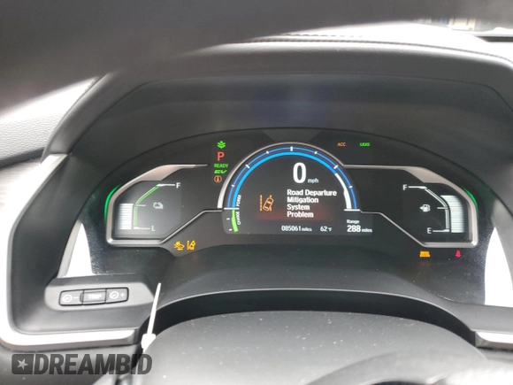 2018 Honda Clarity Plug-In Hybrid with VIN JHMZC5F1XJC011310, listed as a Copart auction lot 73520974 with 85,061 mi miles and Salvage Title. Bid and sale history available at carsss.com. Image 9.
