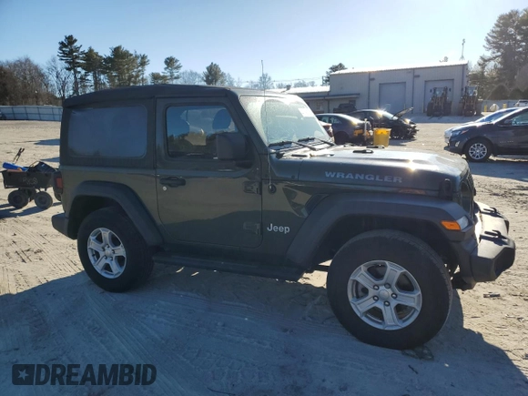 2021 Jeep Wrangler 80th Anniversary with VIN 1C4HJXAG7MW572013, listed as a Copart auction lot 48719175 with 72,133 mi miles and Salvage title. Bid and sale history available at DreamBid. Image 4.