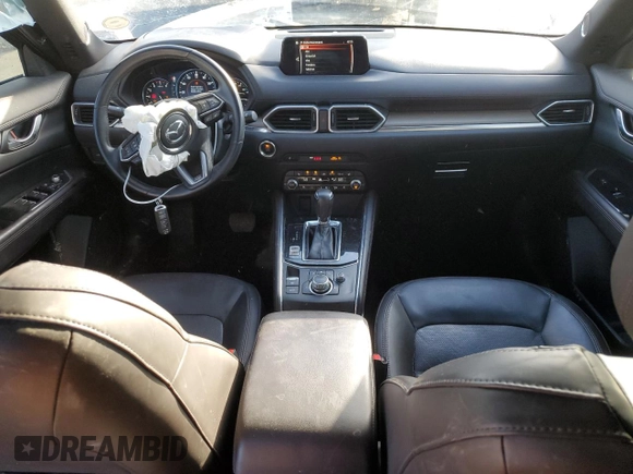 2019 Mazda CX-5 Signature with VIN JM3KFBEY4K0606252, listed as a Copart auction lot 46624995 with 84,965 mi miles and Salvage Title. Bid and sale history available at carsss.com. Image 8.