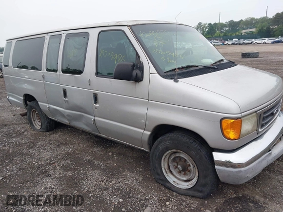 2003 Ford Econoline Passenger XL with VIN 1FBSS31L33HB64088, listed as a IAAI auction lot 42479333 with 189,428 mi miles and . Bid and sale history available at DreamBid. Image 1.
