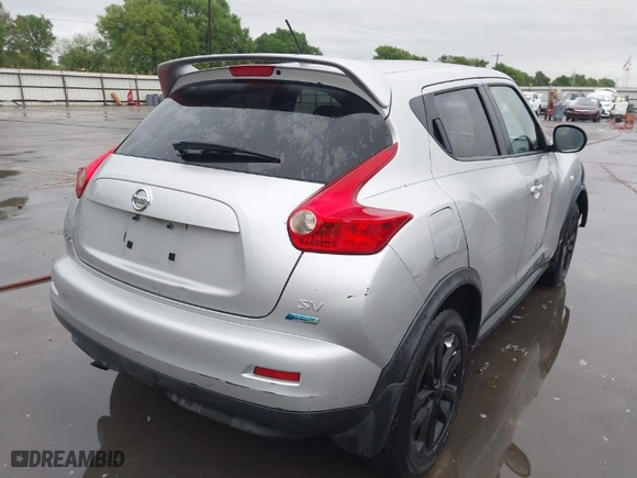 2013 Nissan Juke S with VIN JN8AF5MR5DT220090, listed as a IAAI auction lot 41799853 with 123,014 mi miles. Bid and sale history available at carsss.com. Image 4.