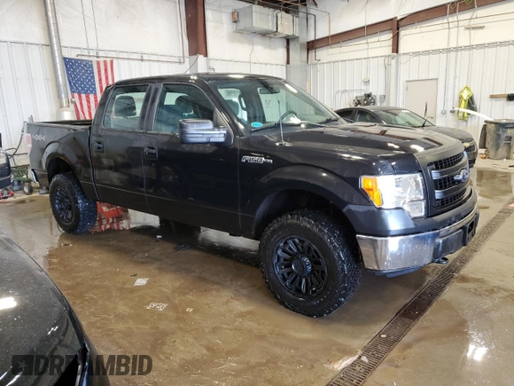 2013 Ford F-150 XL with VIN 1FTFW1EF4DFD78434, listed as a Copart auction lot 53124965 with 184,304 mi miles and Non Repairable. Bid and sale history available at carsss.com. Image 4.