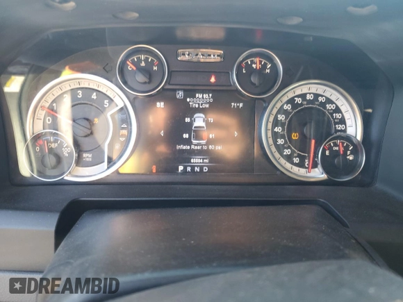 2017 Ram 2500 Big Horn with VIN 3C6UR5ML2HG616015, listed as a Copart auction lot 84803344 with 65,584 mi miles and Clean title. Bid and sale history available at DreamBid. Image 9.