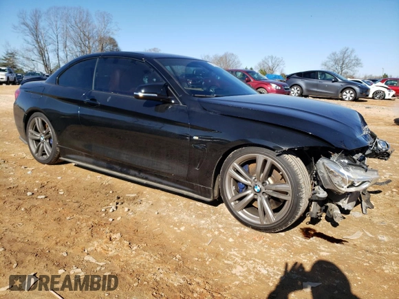 2016 BMW 4 Series 435i with VIN WBA3T3C55G5A41525, listed as a Copart auction lot 85634234 with 107,004 mi miles and Salvage title. Bid and sale history available at DreamBid. Image 4.