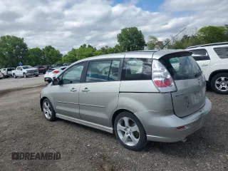 2006 Mazda 5 Touring with VIN JM1CR293760119250, listed as a Copart auction lot 57667325 with 121,226 mi miles and Salvage title. Bid and sale history available at DreamBid. Image 2.