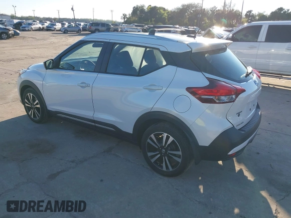 2019 Nissan Kicks S with VIN 3N1CP5CU4KL477933, listed as a IAAI auction lot 41665355 with 54,782 mi miles. Bid and sale history available at carsss.com. Image 3.