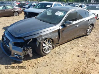 2015 Infiniti Q50 Premium with VIN JN1BV7AP3FM358244, listed as a IAAI auction lot 42063278 with 98,873 mi miles and . Bid and sale history available at DreamBid. Image 18.