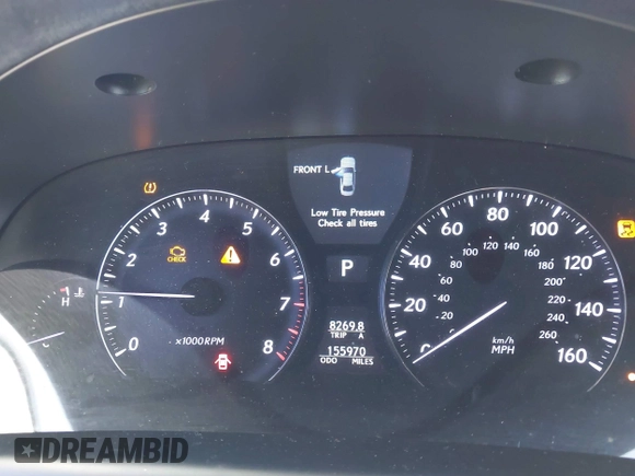 2011 Lexus LS 460 with VIN JTHBL5EF4B5102528, listed as a IAAI auction lot 42773934 with 155,970 mi miles and . Bid and sale history available at DreamBid. Image 7.