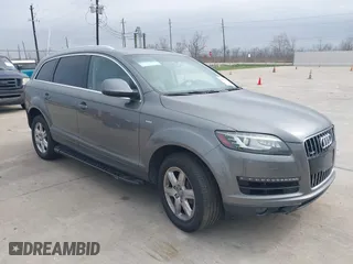 2014 Audi Q7 3.0T Premium Plus with VIN WA1LGAFE4ED018934, listed as a IAAI auction lot 41493684 with 123,625 mi miles. Bid and sale history available at carsss.com. Image 1.