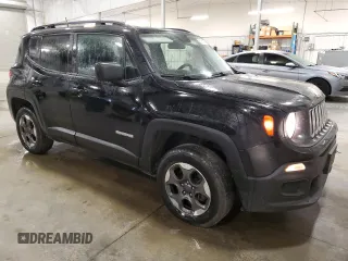 2017 Jeep Renegade Sport z VIN ZACCJBAB2HPF11236, wystawiony jako Copart lot #60853545 z przebiegiem 142 201 mil mil oraz Szkoda całkowita • Salvage title. Historia ofert i sprzedaży dostępna na DreamBid. Obrazek 4.