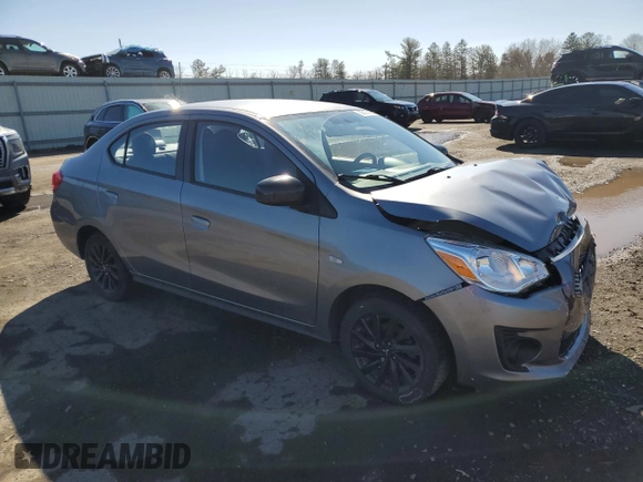2020 Mitsubishi Mirage SE z VIN ML32F4FJ0LHF04770, wystawiony jako Copart lot #50016415 z przebiegiem 112 116 mil mil oraz Szkody całkowita. Historia ofert i sprzedaży dostępna na DreamBid. Obrazek 4.