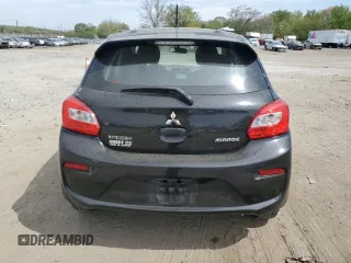 2017 Mitsubishi Mirage ES with VIN ML32A3HJ6HH016319, listed as a Copart auction lot 53732925 with 177,388 mi miles and Salvage title. Bid and sale history available at DreamBid. Image 6.