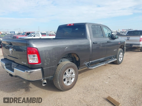 2024 Ram 2500 Big Horn with VIN 3C6UR5DL9RG233089, listed as a IAAI auction lot 42646152 with 39,640 mi miles and . Bid and sale history available at DreamBid. Image 4.