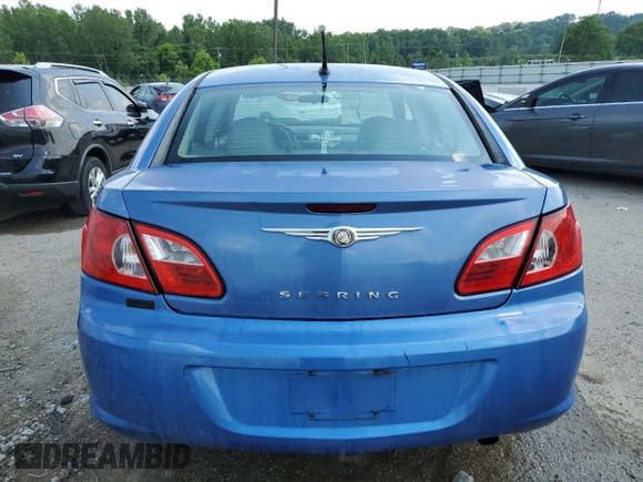 2008 Chrysler Sebring LX with VIN 1C3LC46R58N181133, listed as a Copart auction lot 59382815 with 294,032 mi miles and Salvage title. Bid and sale history available at DreamBid. Image 6.