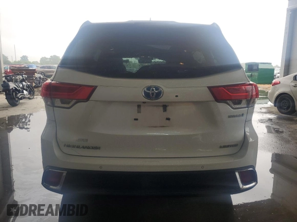 2018 Toyota Highlander Hybrid Limited with VIN 5TDDGRFH8JS038203, listed as a Copart auction lot 57335035 with 66,269 mi miles and Salvage title. Bid and sale history available at DreamBid. Image 6.