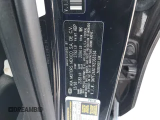 2019 Kia Forte LXS with VIN 3KPF24AD1KE068184, listed as a IAAI auction lot 41470017 with 55,326 mi miles. Bid and sale history available at carsss.com. Image 9.