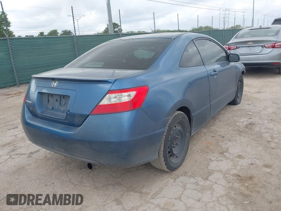 2010 Honda Civic Cpe LX with VIN 2HGFG1B67AH525228, listed as a IAAI auction lot 42047577 with 280,535 mi miles. Bid and sale history available at carsss.com. Image 4.