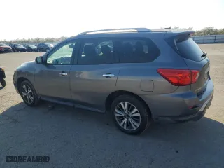 2017 Nissan Pathfinder SV with VIN 5N1DR2MN8HC678901, listed as a Copart auction lot 46907735 with 142,241 mi miles and Clean Title. Bid and sale history available at carsss.com. Image 2.