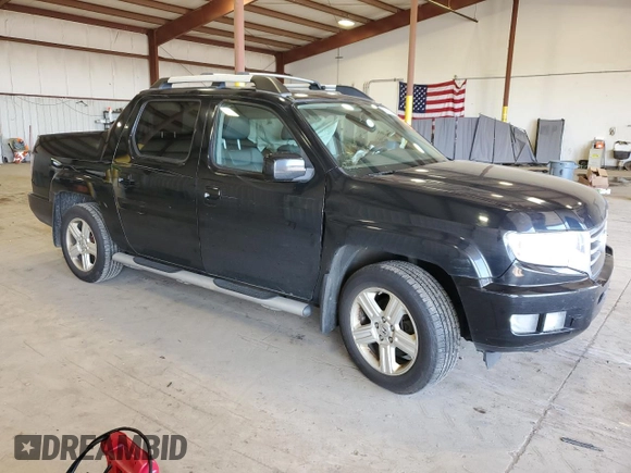 2013 Honda Ridgeline RTL with VIN 5FPYK1F50DB015599, listed as a Copart auction lot 50852074 with 159,411 mi miles and Salvage Title. Bid and sale history available at carsss.com. Image 4.