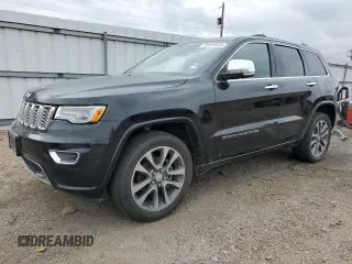 2017 Jeep Grand Cherokee Overland z VIN 1C4RJECG3HC965696, wystawiony jako Copart lot #55820345 z przebiegiem 160 227 mil mil oraz Szkoda całkowita • Salvage title. Historia ofert i sprzedaży dostępna na DreamBid. Obrazek 1.