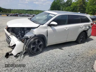 2018 Toyota Highlander Limited z VIN 5TDDZRFH9JS898685, wystawiony jako Copart lot #53924155 z przebiegiem 80 268 mil mil oraz Szkoda całkowita • Salvage title. Historia ofert i sprzedaży dostępna na DreamBid. Obrazek 1.
