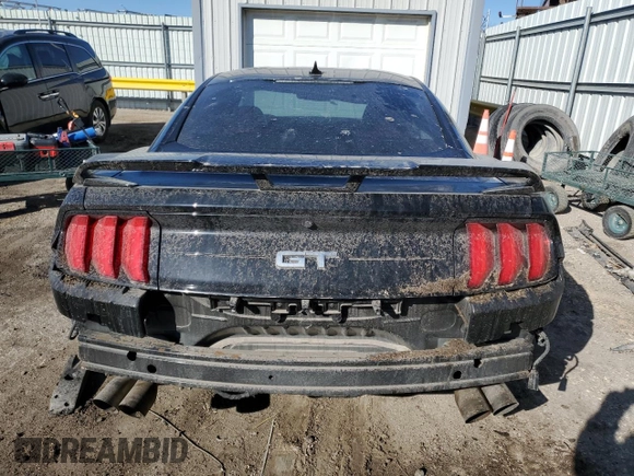 2020 Ford Mustang GT with VIN 1FA6P8CFXL5167449, listed as a Copart auction lot 47801925 with Not Provided miles and Salvage Title. Bid and sale history available at DreamBid. Image 6.
