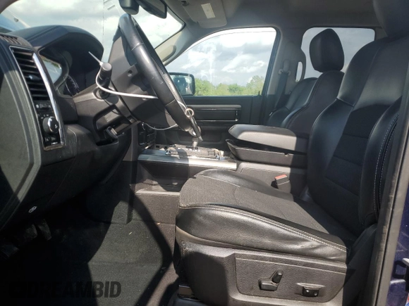 2013 Ram 1500 Sport with VIN 1C6RR7HT1DS567260, listed as a Copart auction lot 58764005 with Not provided miles and Salvage title. Bid and sale history available at DreamBid. Image 7.