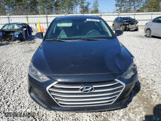 2017 Hyundai Elantra SE with VIN KMHD74LF0HU341399, listed as a Copart auction lot 47606435 with 123,344 mi miles and Salvage Title. Bid and sale history available at carsss.com. Image 5.