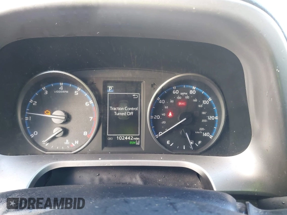 2018 Toyota RAV4 XLE with VIN JTMWFREV7JJ743297, listed as a IAAI auction lot 41579019 with 102,442 mi miles. Bid and sale history available at carsss.com. Image 7.