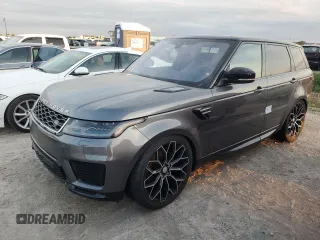 2019 Land Rover Range Rover Sport HSE with VIN SALWR2RK4KA821799, listed as a Copart auction lot 74125824 with 0 mi miles and Salvage Title. Bid and sale history available at carsss.com. Image 1.