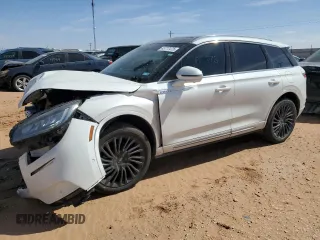 2021 Lincoln Corsair Reserve z VIN 5LMCJ2D96MUL21210, wystawiony jako Copart lot #45777475 z przebiegiem 57 578 mil mil oraz Szkoda całkowita • Salvage title. Historia ofert i sprzedaży dostępna na DreamBid. Obrazek 1.